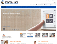 Tablet Screenshot of domiq.pl